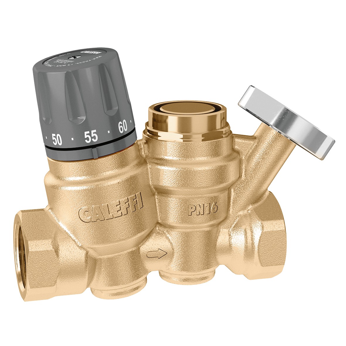 Thermostatischer Regler für Warmwasser-Zirkulationskreise Caleffi 116250