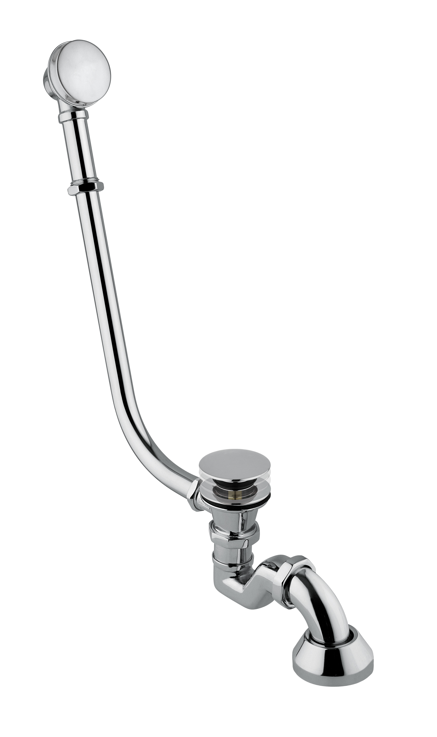 Vicario 1210.01 universal exposed bathtub drain column