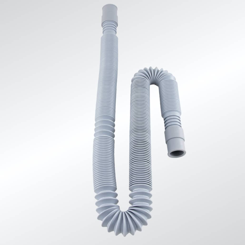 Washing machine or dishwasher drain hose with Ydrorex 4/012/303 sleeves