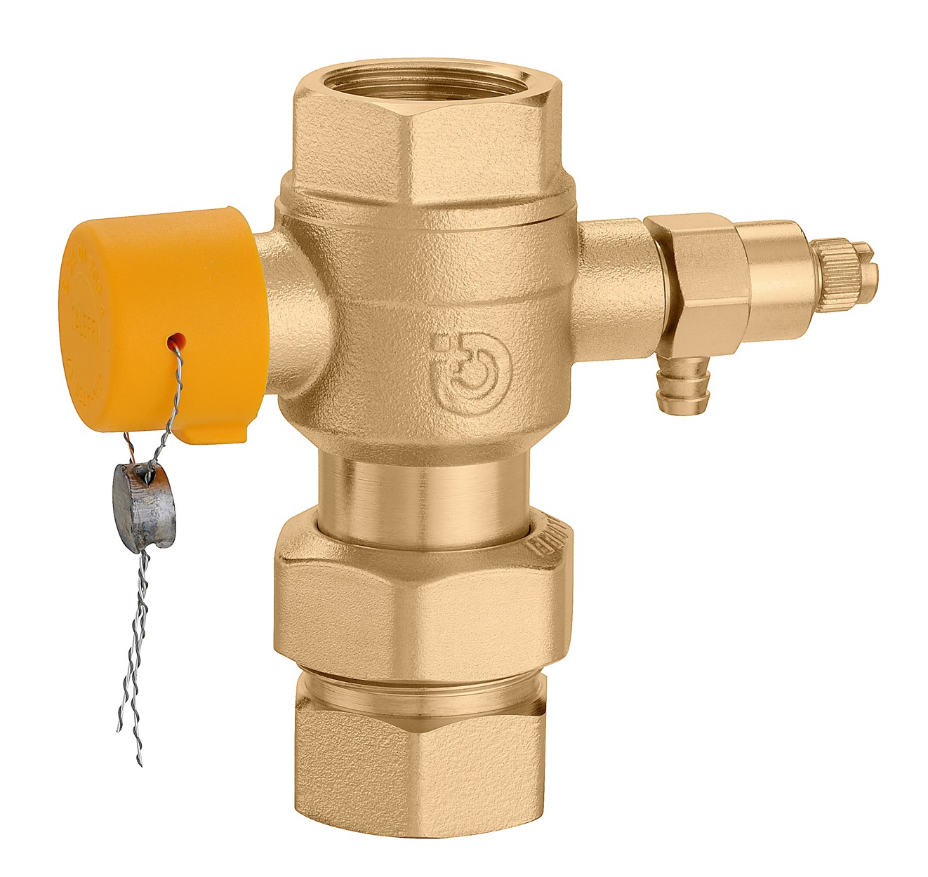 Valvola a sfera per intercettazione vasi di espansione 3/4"F Caleffi 558052
