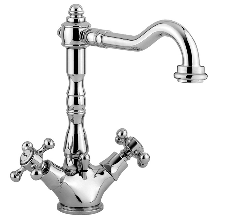Rubinetto monoforo con canna orientabile Paffoni Belinda FBLV075CR