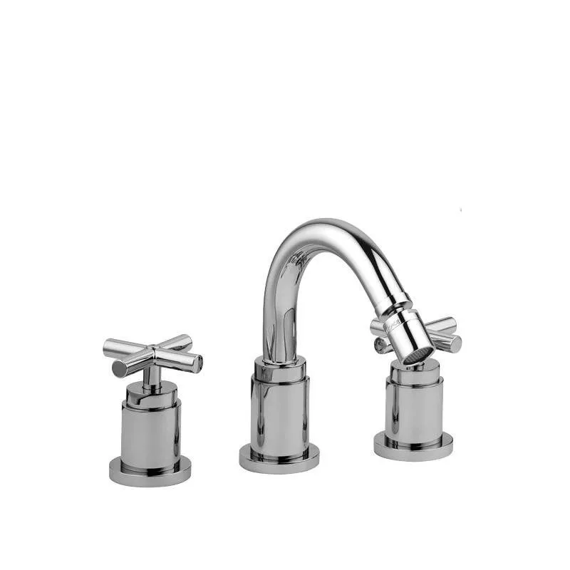 Paffoni Armaturen: Paffoni Quattro QTV118CR 3-Loch-Bidetarmatur