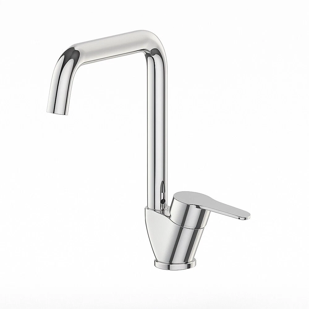 Rubinetto miscelatore per lavello cucina cromoTimeless Tecom TLVA120